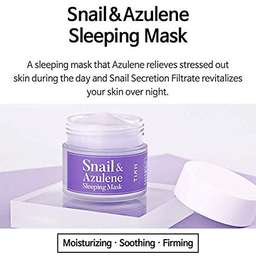 TIA'M Snail & Azulene Sleeping Mask 80ml 5