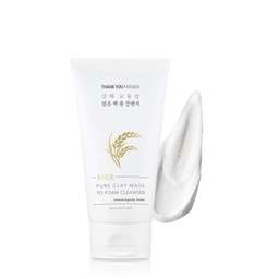 THANK YOU FARMER Rice Pure Clay Mask To Foam Cleanser 150ml 1