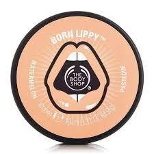 The Body Shop Born Lippy Pot Lip Balm – Watermelon - Kbazar Korean Cosmetics Store