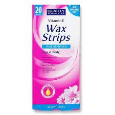 Beauty Formulas Vitamin E Hair Removal Wax Strips For Legs & Body 20pc Price in Bangladesh | Kbazar
