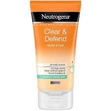 Neutrogena Clear & Defend Facial Scrub 150ml - Kbazar - Korean Cosmetics Store