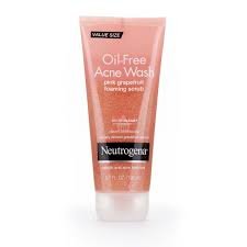 Neutrogena Oil-Free Pink Grapefruit Acne Wash Scrub 198ml - Kbazar - Korean Cosmetics Store
