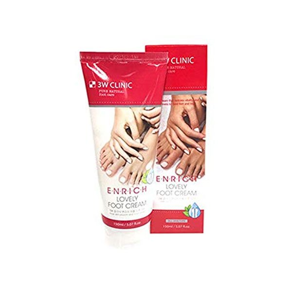 3W CLINIC Enrich Lovely Foot Cream 100ml Price in Bangladesh | Kbazar