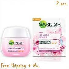 Garnier Sakura Glow Hyaluron Facial Cream SPF30 50ml - Kbazar - Korean Cosmetics Store