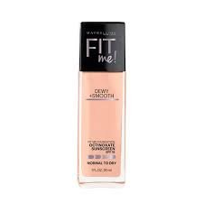 Maybelline Fit Me Dewy+Smooth Foundation- Nude Beige 125 Price in Bangladesh | Kbazar