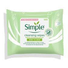 Simple Kind To Skin Cleansing Facial Wipes 25 Wipes - Kbazar Korean Cosmetics Store