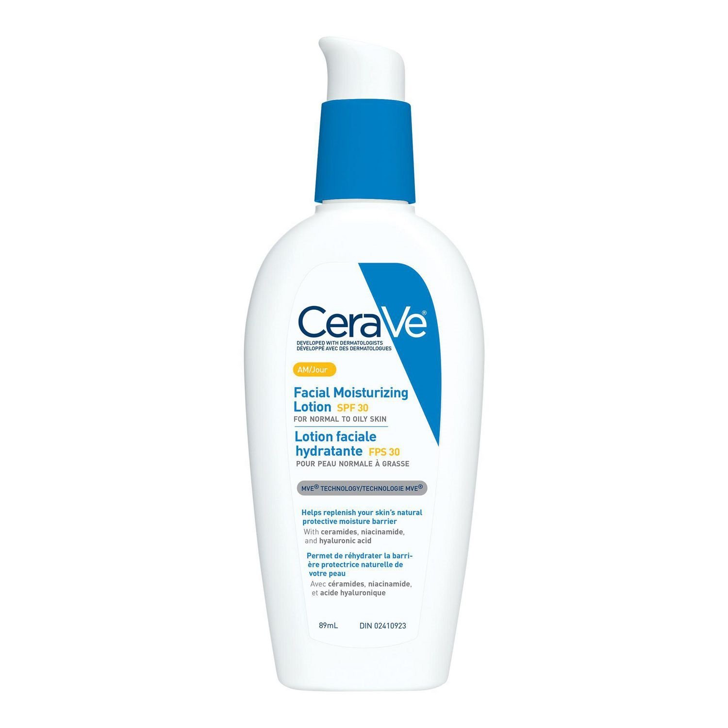 CERAVE AM Facial Moisturizing Lotion with Sunscreen 89ml - Kbazar - Korean Cosmetics Store