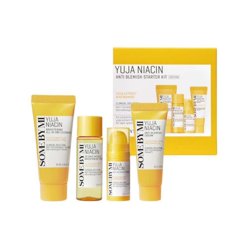 Some By Mi Yuja Niacin 30 Days Brightening Starter Kit 4pcs - Kbazar - Korean Cosmetics Store