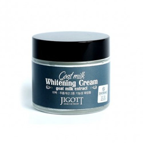 Jigott Goat Milk Whitening Cream 70ml - Kbazar Korean Cosmetics Store