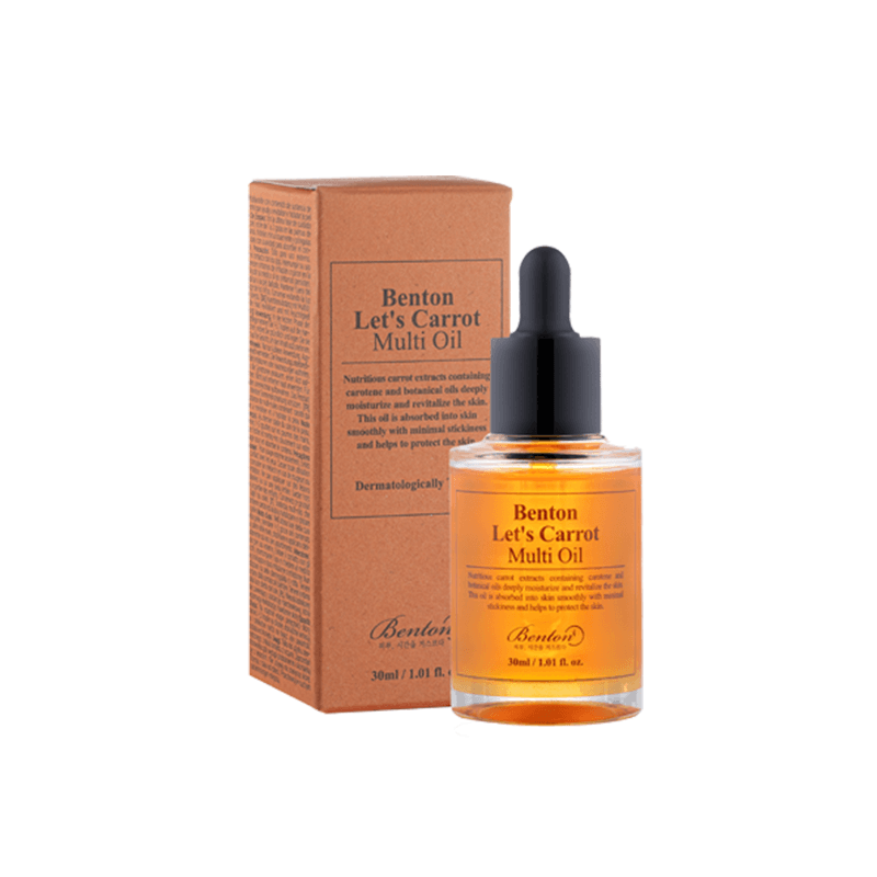 Benton Let`s Carrot Multi Oil 30ml - Kbazar - Korean Cosmetics Store