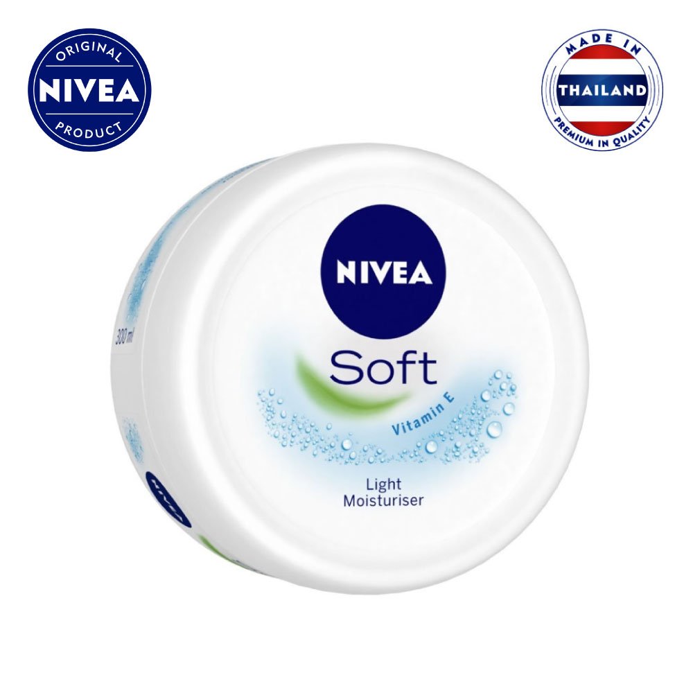 NIVEA Soft Light Moisturising Cream (Jar) - Kbazar Korean Cosmetics Store
