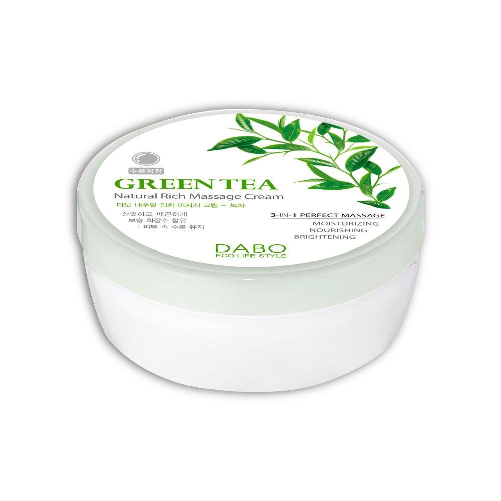 DABO Natural Rich Massage Cream Green Tea 200ml Price in Bangladesh | Kbazar