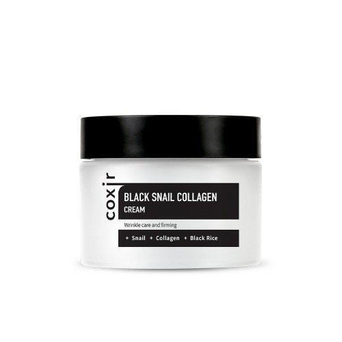 Coxir black snail collagen cream 50ml - Kbazar - Korean Cosmetics Store