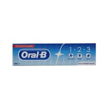 Oral B 1-2-3 Salt Power White Toothpaste 100ml - Kbazar - Korean Cosmetics Store