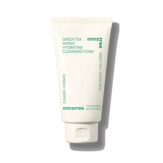 Innisfree Green Tea Amino Hydrating Cleansing Foam 150ml face cleanser or face wash price in Bangladesh at Kbazar