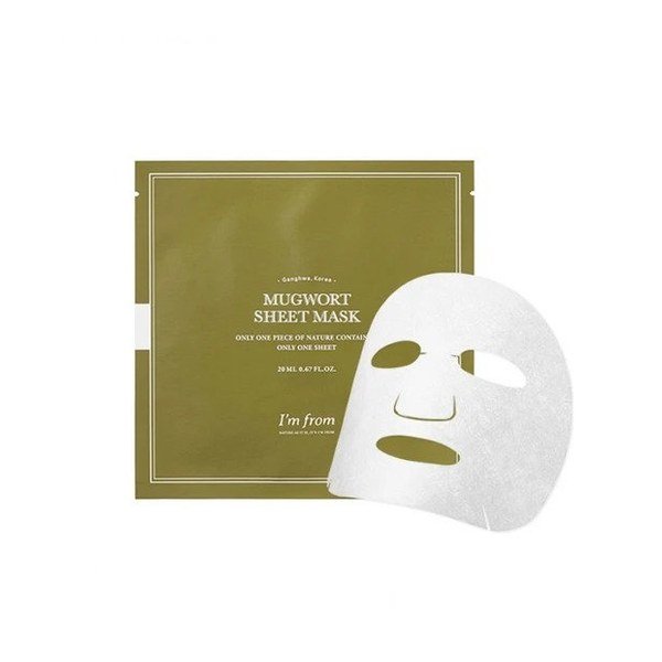 I'm from Mugwort Sheet Mask 23ml - Kbazar - Korean Cosmetics Store