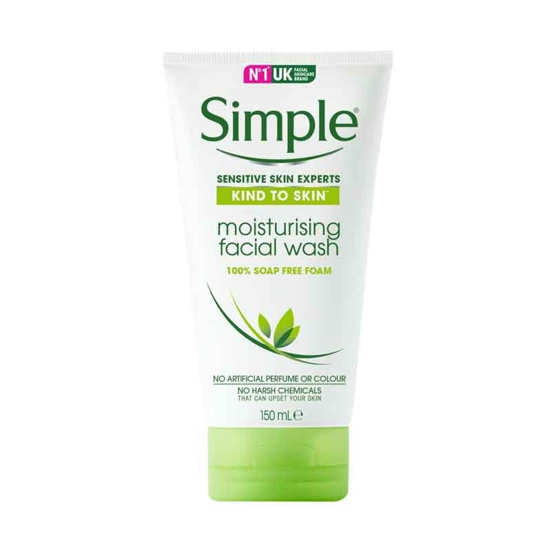 Simple Kind To Skin Moisturising Facial Wash 150ml face cleanser or face wash price in Bangladesh at Kbazar