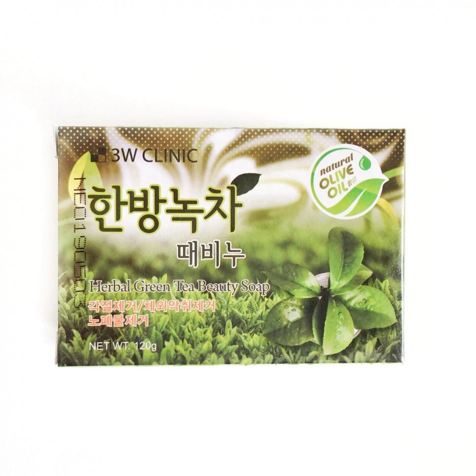 3W CLINIC Herbal Green Tea Beauty Soap 120g Price in Bangladesh | Kbazar