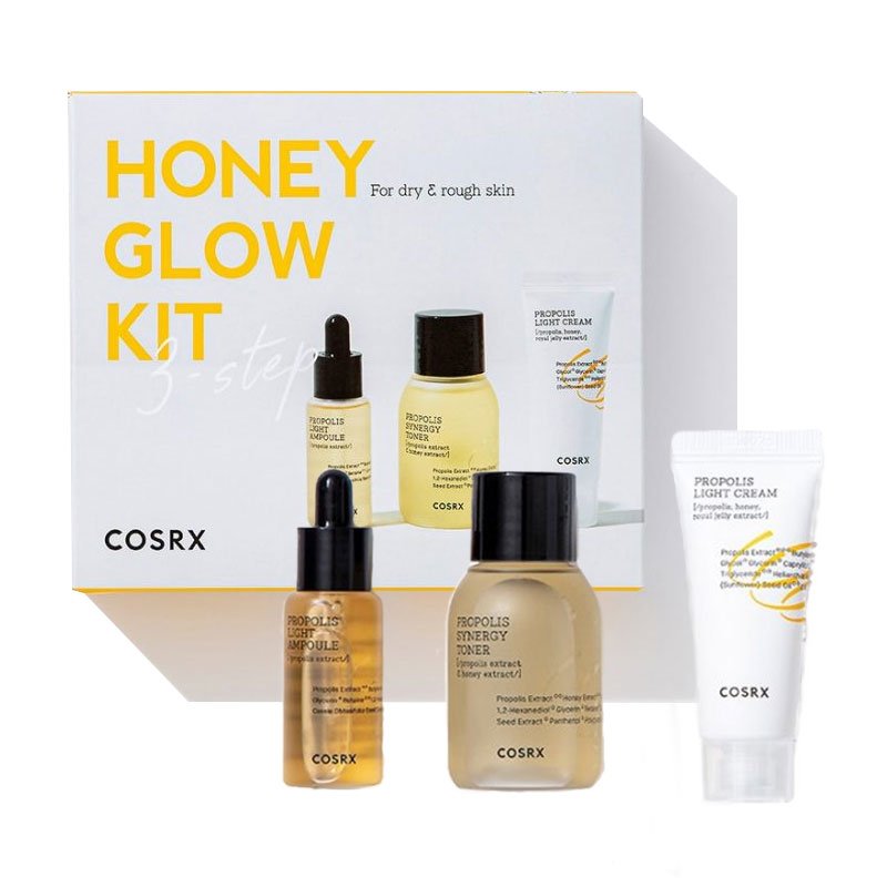Cosrx Honey Glow Kit- 3 Step - Kbazar - Korean Cosmetics Store