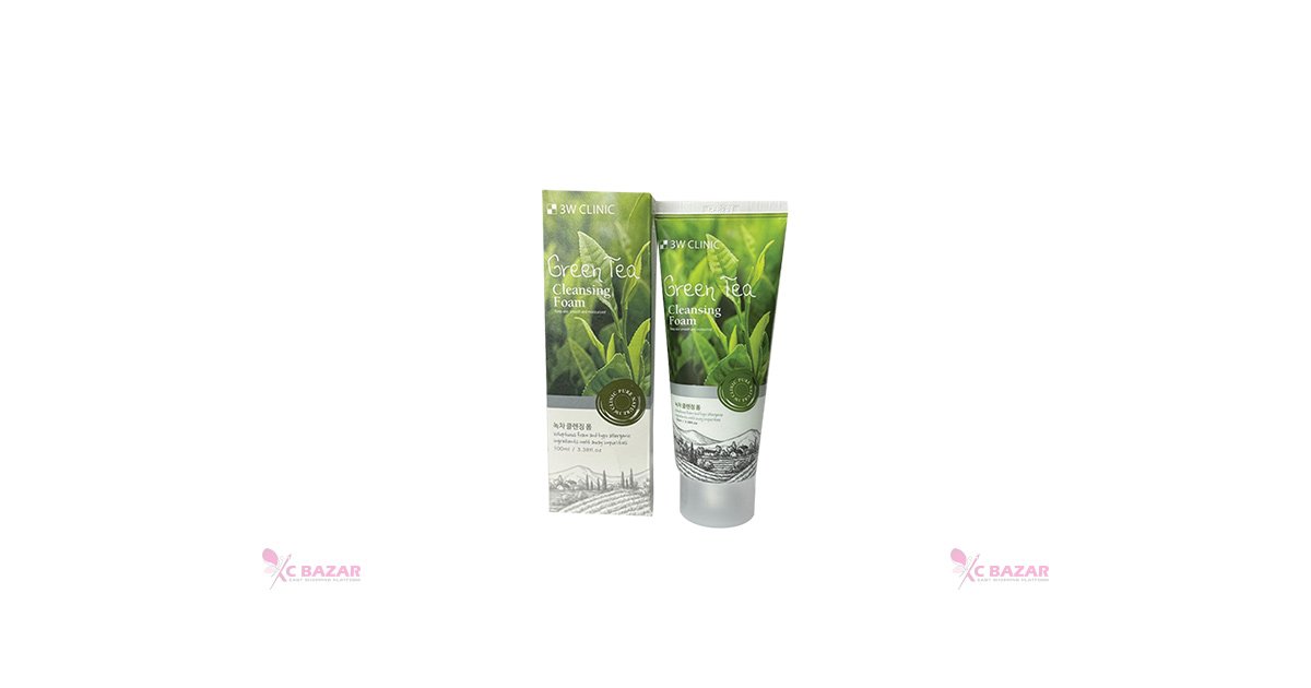 3w Clinic Green Tea Cleansing Foam 100 ml Price in Bangladesh | Kbazar