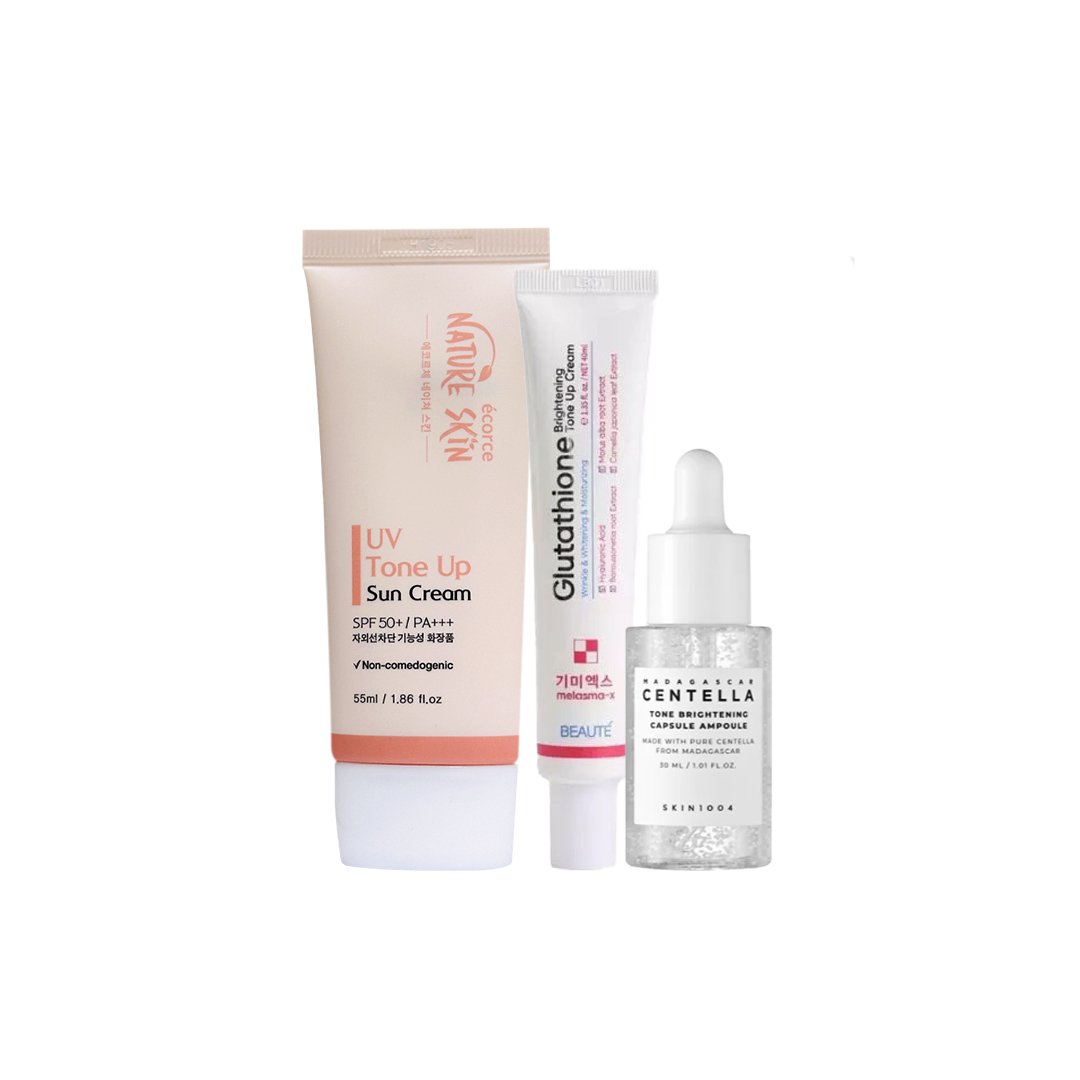 Korean 3-Step Brightening Glow Combo Price in Bangladesh | Kbazar