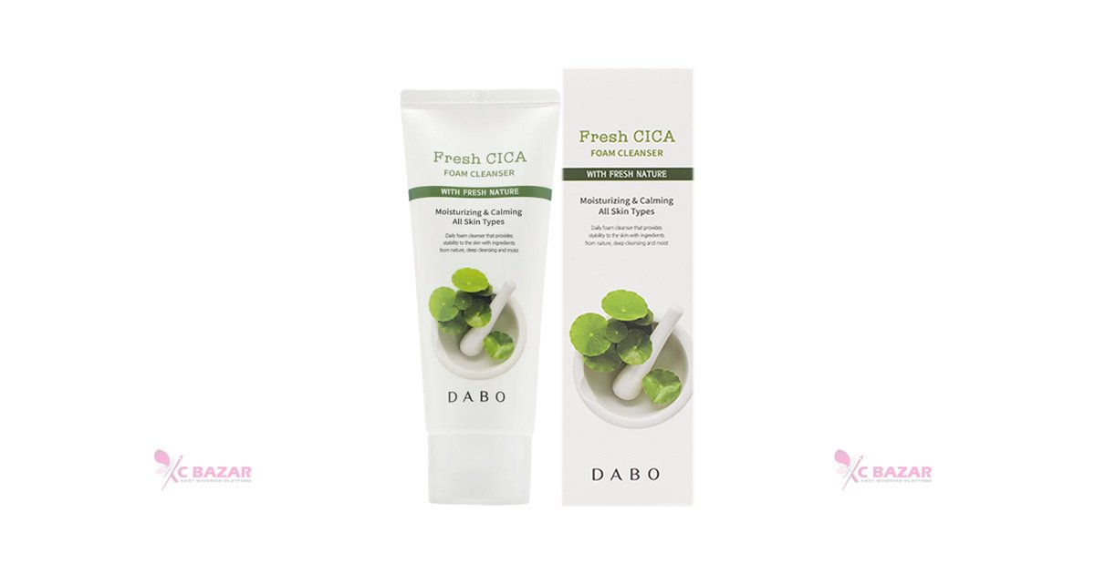 Dabo Fresh Cica Foam Cleanser 100 ml - Kbazar - Korean Cosmetics Store