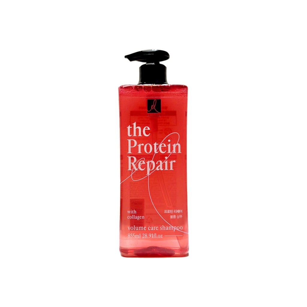 Elastine The Protein Repair With Collagen Volume Care Shampoo 855 ml - Kbazar - Korean Cosmetics Store