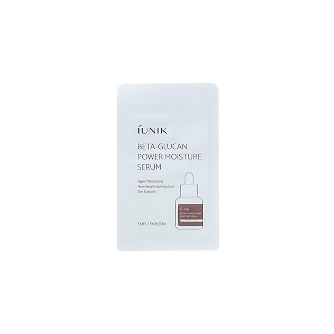 Iunik Beta-Glucan Power Moisture Serum 1.5 ml - Kbazar - Korean Cosmetics Store