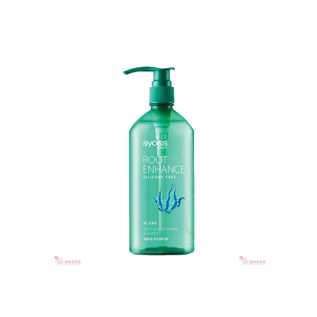 Syoss Algae Root Strengthening Shampoo 680 ml - Kbazar - Korean Cosmetics Store