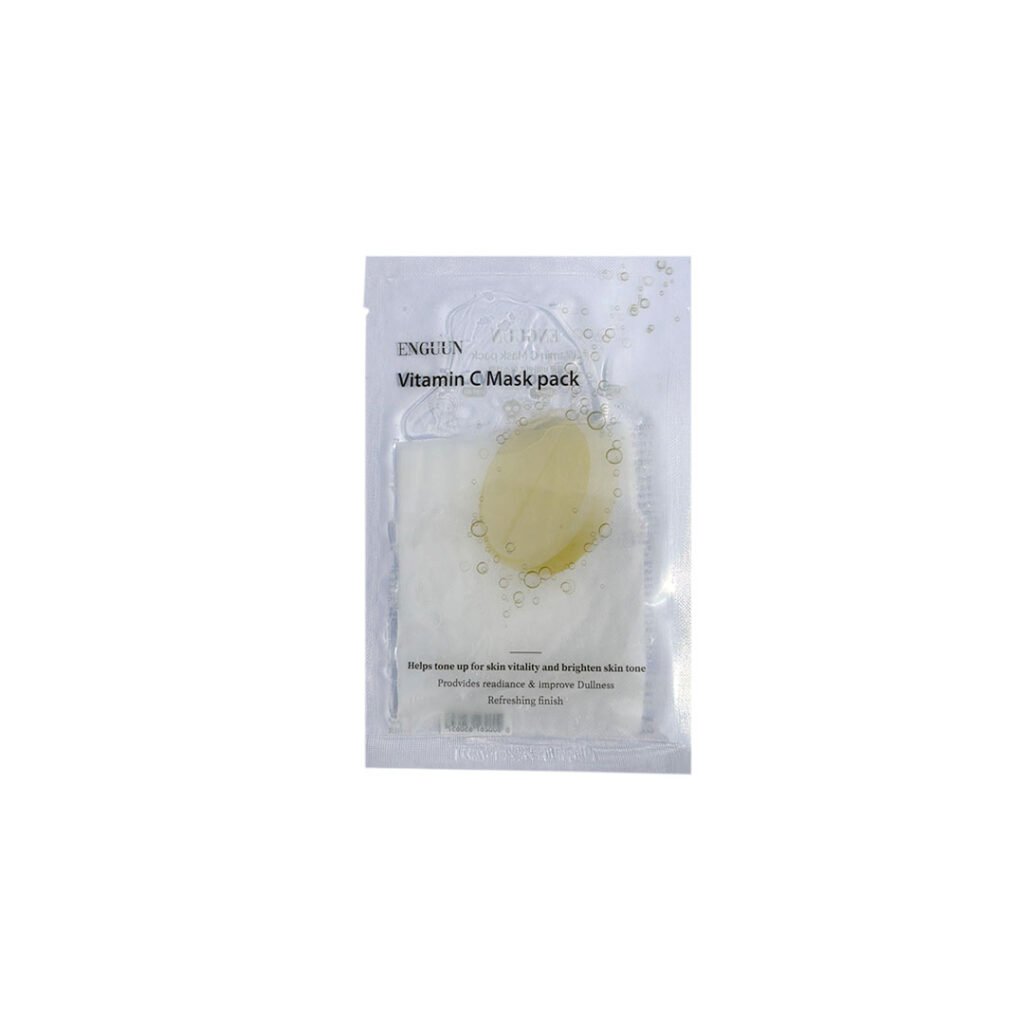Enguun Mask Pack -Sheet Mask – VITAMIN C - Kbazar - Korean Cosmetics Store