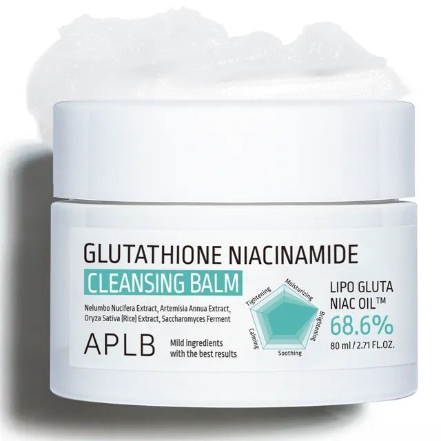 APLB Glutathione Niacinamide Cleansing Balm 80ml - Kbazar Korean Cosmetics Store