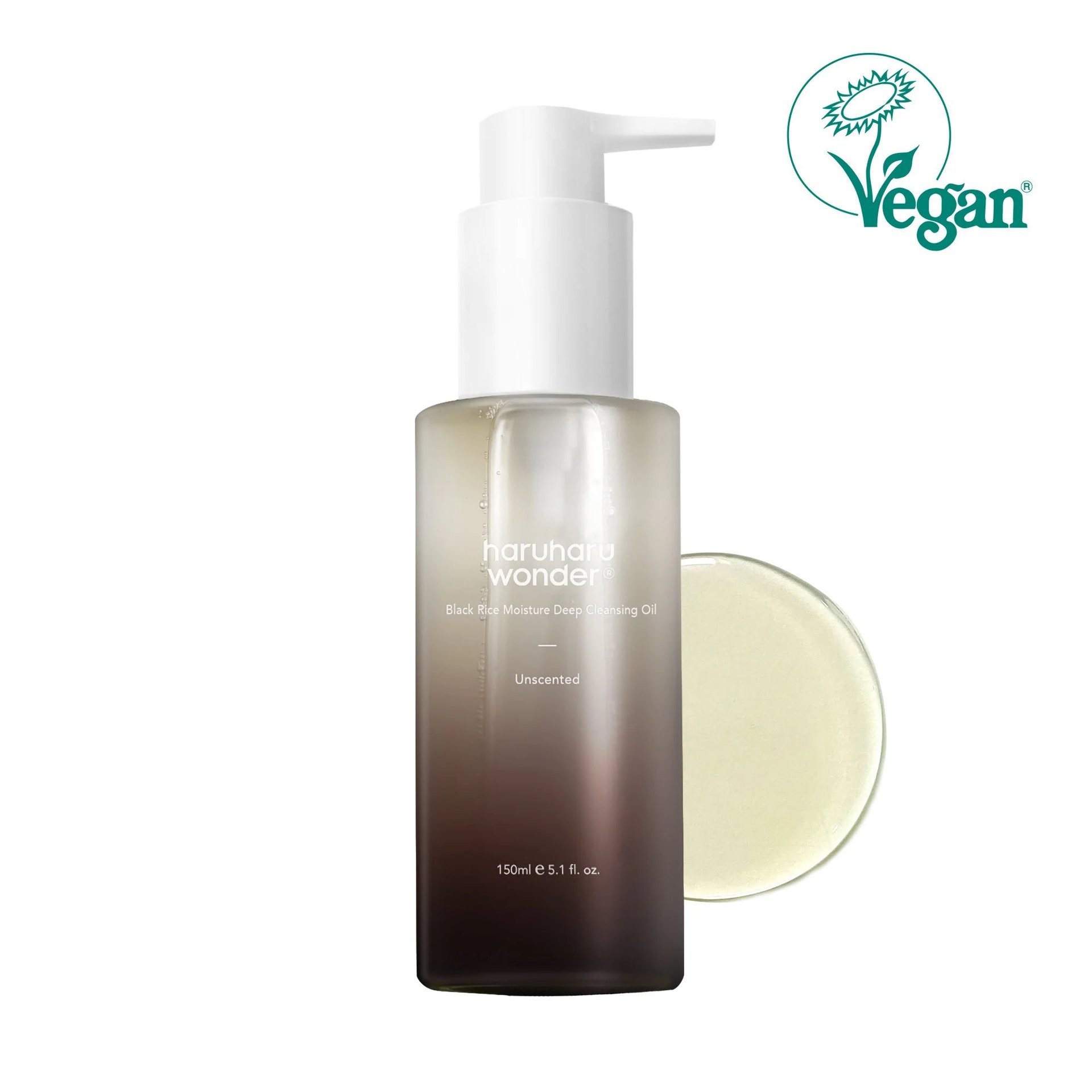 HaruHaru Wonder Black Rice Moisture Deep Cleansing Oil 150ml - Kbazar - Korean Cosmetics Store