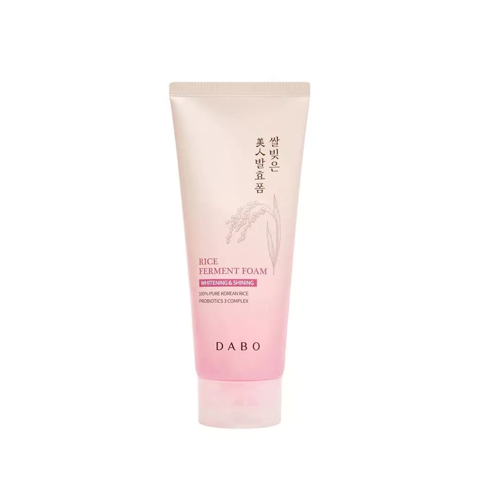 Dabo Rice Ferment Foam Cleanser Whitening & Shining 180ml - Kbazar - Korean Cosmetics Store