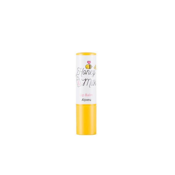 Apieu Honey & Milk Lip Balm 3.3g - Kbazar - Korean Cosmetics Store