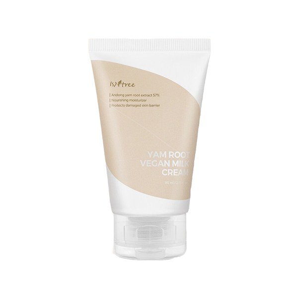 Isntree Yam Root Vegan Milk Cream 80ml - Kbazar - Korean Cosmetics Store