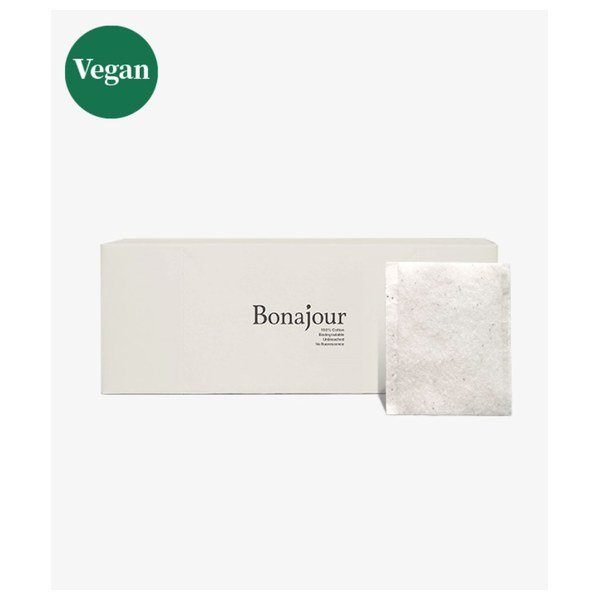 Bonajour 3-layer Pure Cotton Pads 80EA - Kbazar - Korean Cosmetics Store