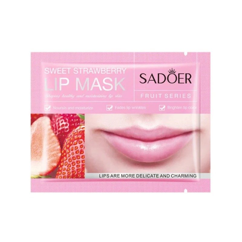 SADOER Cherry Pink Tender Lip Mask 8g - Kbazar - Korean Cosmetics Store