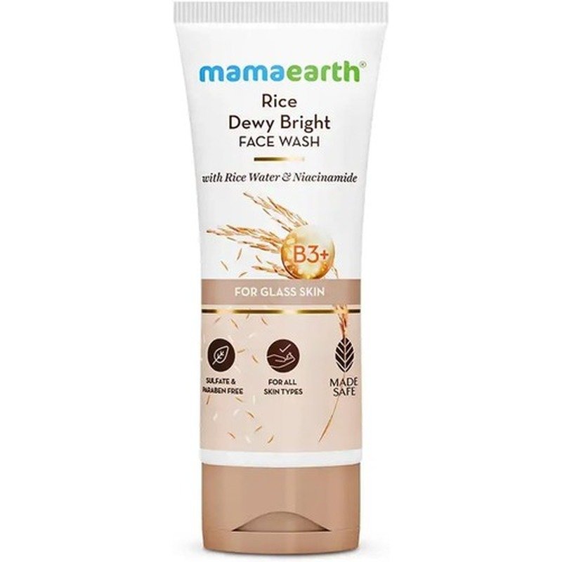 Mamaearth Rice Dewy Face Wash 100ml face cleanser or face wash price in Bangladesh at Kbazar