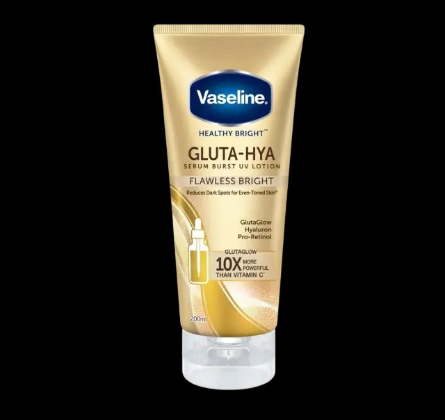 Vaseline Healthy Bright Gluta-Hya Serum Burst UV Lotion Flawless Glow 300ml - Kbazar Korean Cosmetics Store