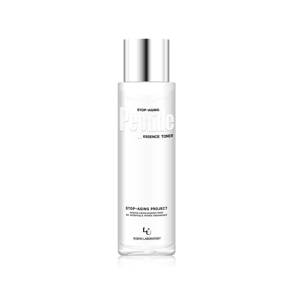 WSKINLAB Stop-Aging Peptide Toner 250ml - Kbazar Korean Cosmetics Store