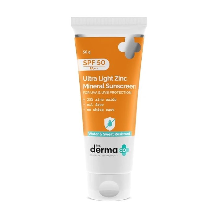 The Derma Co Ultra Light Zinc Mineral Sunscreen 50g Price in Bangladesh | Kbazar
