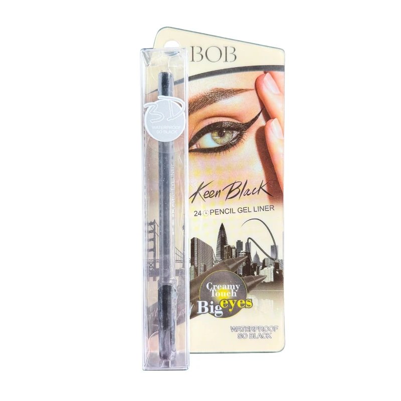 BOB Keen Black 24H Pencil Gel Eyeliner - Kbazar - Korean Cosmetics Store