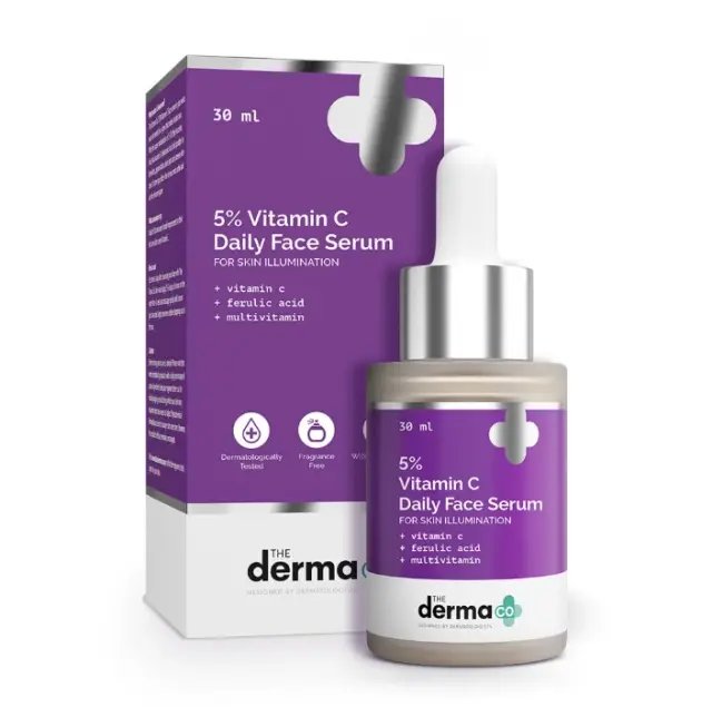 The Derma Co 5% Vitamin C Daily Face Serum 30ml Price in Bangladesh | Kbazar