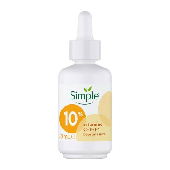 Simple 10% Vitamin C+E+F Booster Serum 30ml - Kbazar - Korean Cosmetics Store