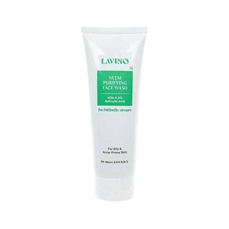Lavino Neem Purifying Face Wash With 0.5% Salicylic Acid 100ml face cleanser or face wash price in Bangladesh at Kbazar