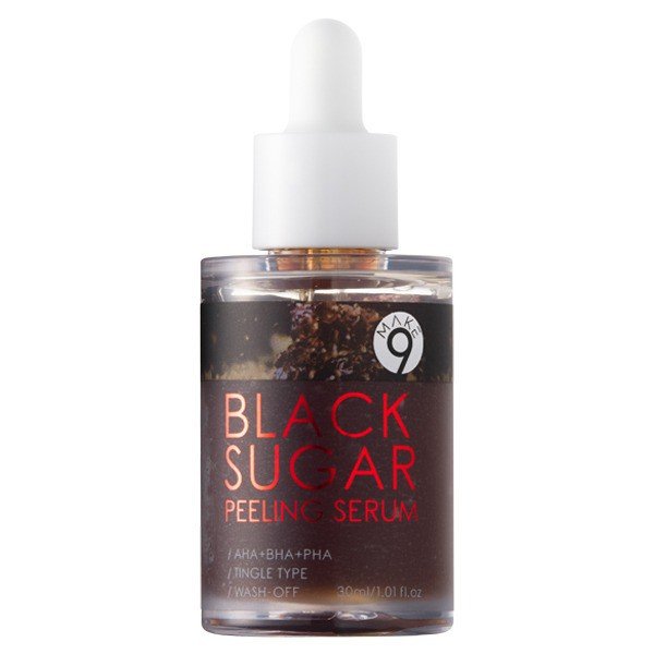 MAKE9 Black Sugar Wash-off Peeling Serum 30ml face cleanser or face wash price in Bangladesh at Kbazar