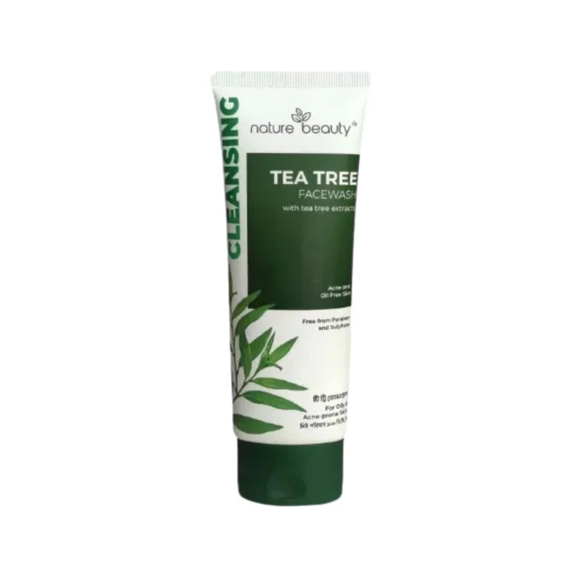 Nature Beauty Tea Tree Face wash 100ml face cleanser or face wash price in Bangladesh at Kbazar
