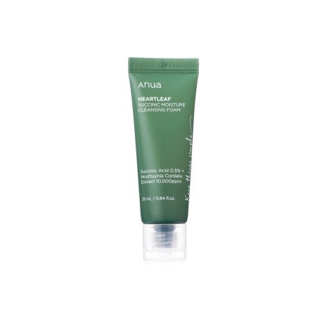 Anua Heartleaf Succinic Moisture Cleansing Foam 25ml face cleanser or face wash price in Bangladesh at Kbazar