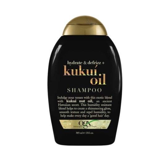 OGX Hydrate+Defrizz Kukui Oil Shampoo 385ml - Kbazar - Korean Cosmetics Store