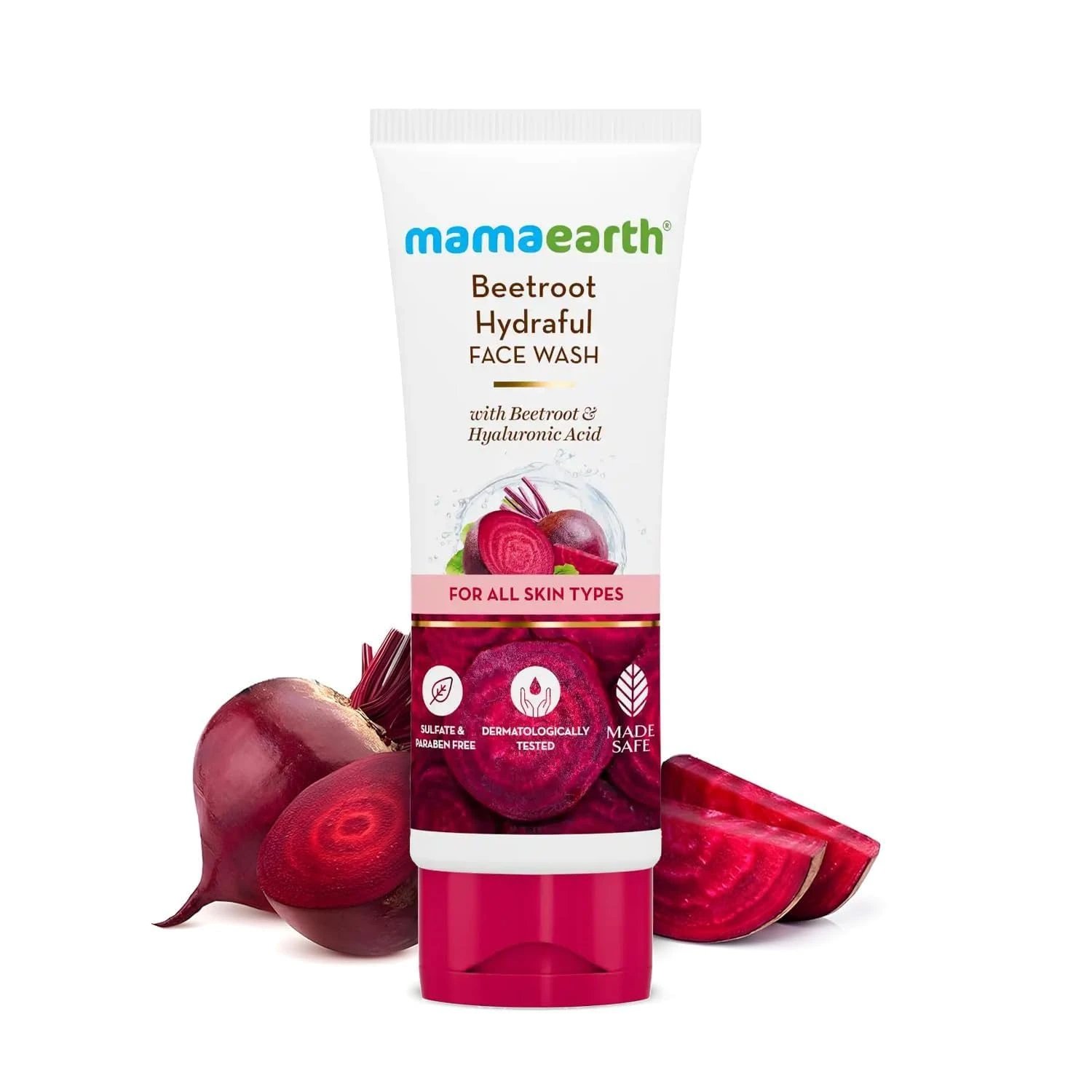 Mamaearth Beetroot Hydraful Face Wash 100ml face cleanser or face wash price in Bangladesh at Kbazar